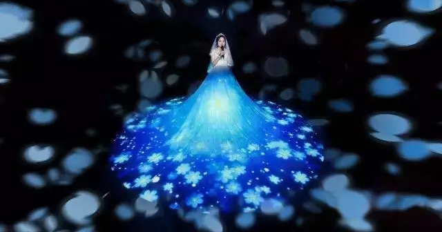 婚紗舞臺投影
